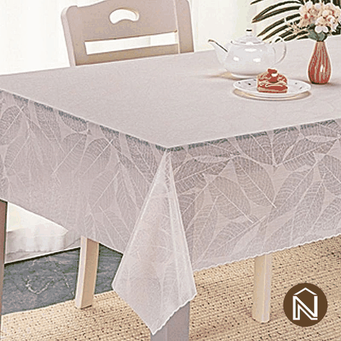 As 6 estampas da toalha de mesa rendada PVC