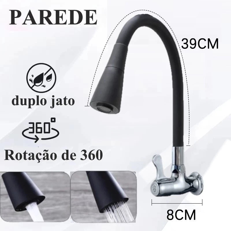 Torneira gourmet SLT 11 de parede com medidas